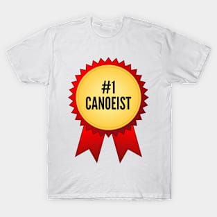 Number 1 Canoeist Gold Medal T-Shirt